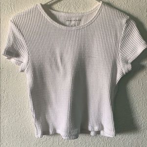American Eagle white knit shirt